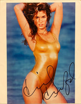 Cindy Crawford signed photo